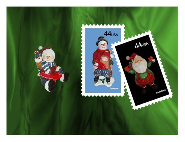 Creation of Holidays Postage Stamps: Step 7